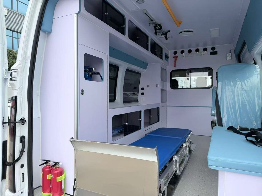 jmc fushun ambulance medical cabin layout